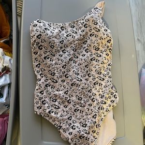 Leopard print one piece